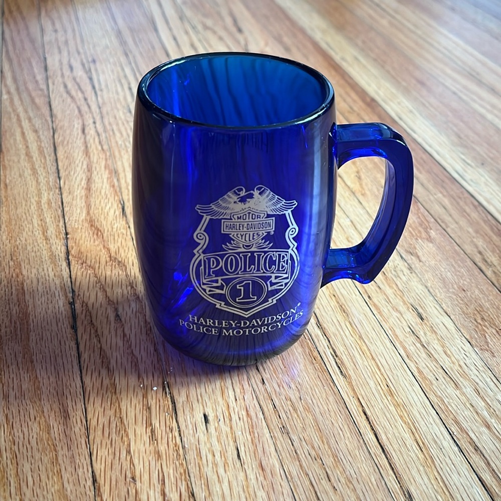 Harley Davidson Police Mug / Blue